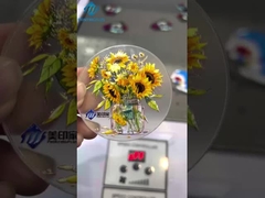 เครื่องพิมพ์แบบ flatbed UV 1440 DPI แบบมืออาชีพ / เครื่องพิมพ์แบบ flatbed UV พร้อมแนวทาง THK