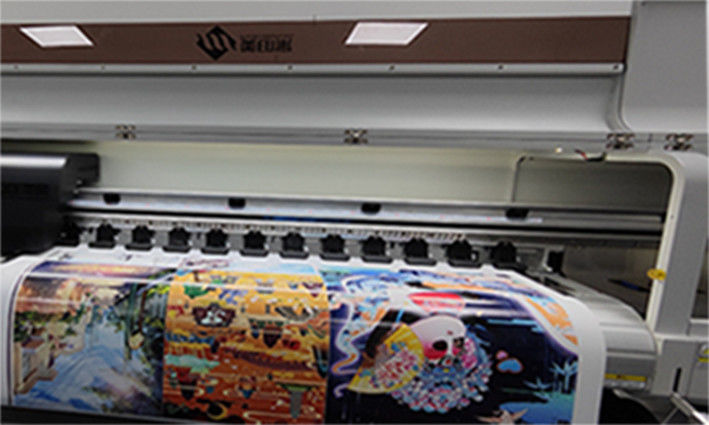เครื่องพิมพ์ภาพดิจิตอล AC220V เครื่องพิมพ์หมึกน้ำแปดสี