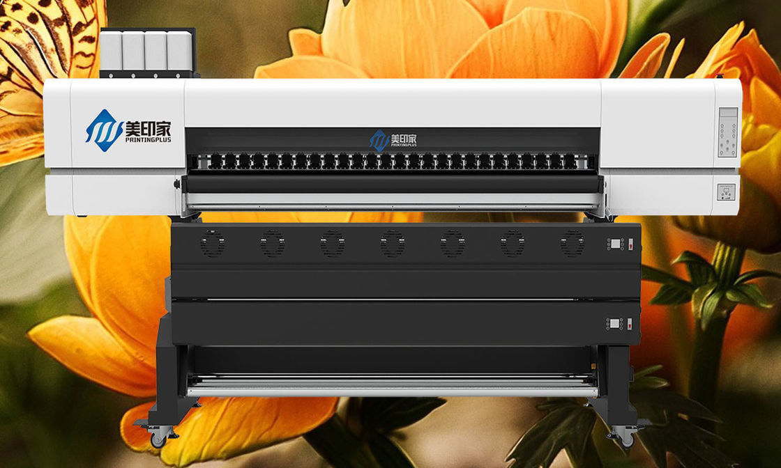 L3350 X W1260 X H1650Mm เครื่องพิมพ์ sublimation dye พร้อม USB 3 0 การเชื่อมต่อ 6mm ปรับ