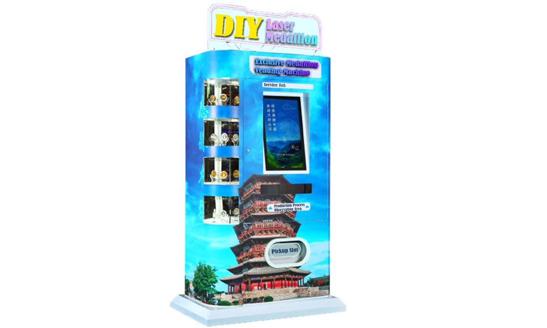 เครื่องขายเหรียญที่ใช้กับ 150W 220V การบริโภคพลังงานและหลากหลายตัวเลือก
