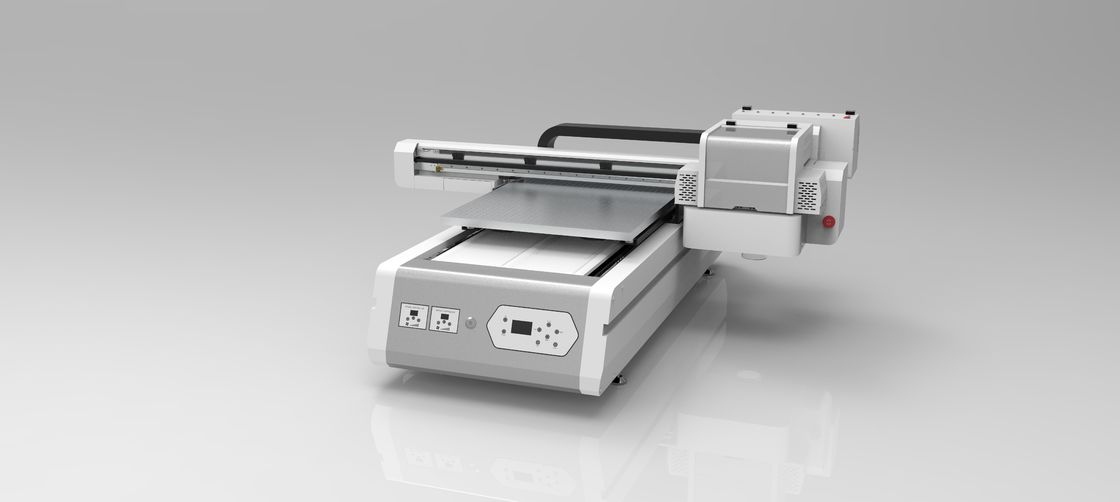 ญี่ปุ่น Thk Guideway UV Inkjet Flatbed Printer พร้อม THK Guide Rail และเครื่องพิมพ์หมึกแรงดันบวก