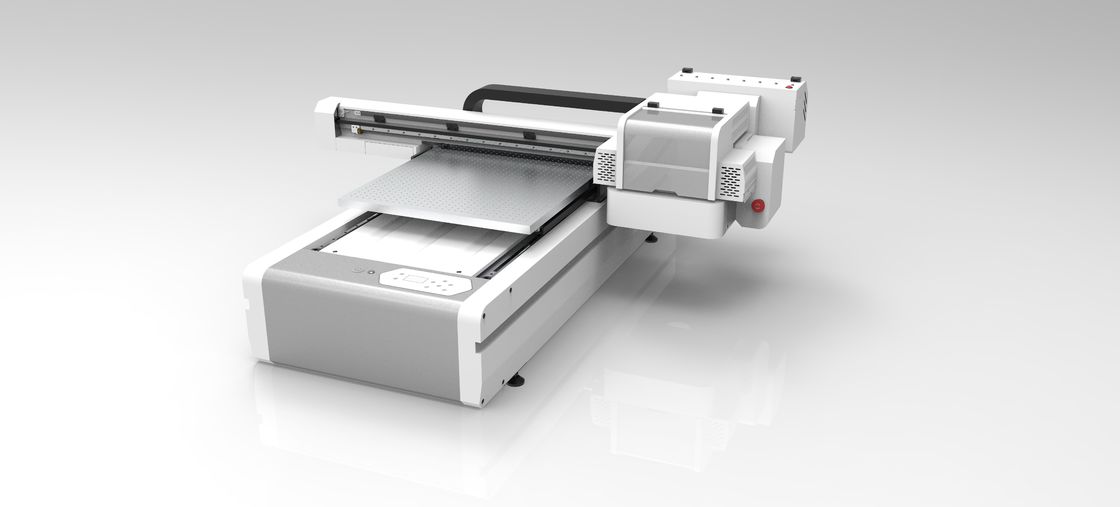 ญี่ปุ่น Thk Guideway UV Inkjet Flatbed Printer พร้อม THK Guide Rail และเครื่องพิมพ์หมึกแรงดันบวก