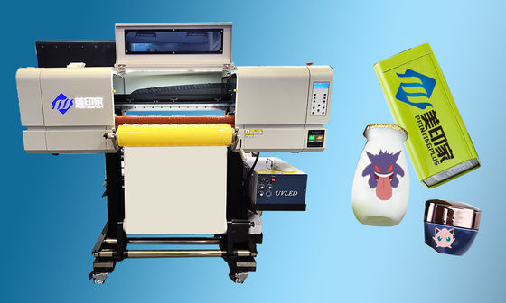 เครื่องพิมพ์อิงค์เจ็ท 1500ML พร้อม CMYK + White + V สำหรับการพิมพ์ฟิล์ม PET