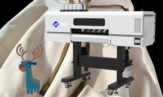 เครื่องพิมพ์ถ่ายโอน DTF ความแม่นยำสูงพร้อมหัวพิมพ์ EPSON-I3200 A1 และอะแดปเตอร์ไฟภายนอก
