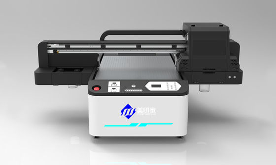 เครื่องพิมพ์ Uv ที่ทรงพลังเครื่องพิมพ์หมึกเจ็ทแบบแบนที่ปลอดภัยและเสถียร 6090